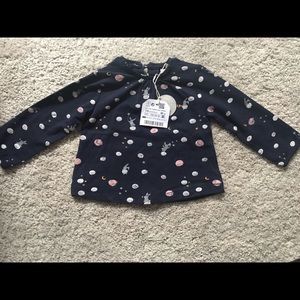 BNWT Zara Baby 3-6mos Top